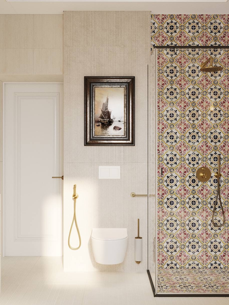 Душ с акцентом от litvinka_architect