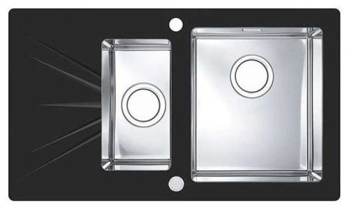 Мойка для кухни Alveus KARAT 20 UP черный  860x500 правая 1123807