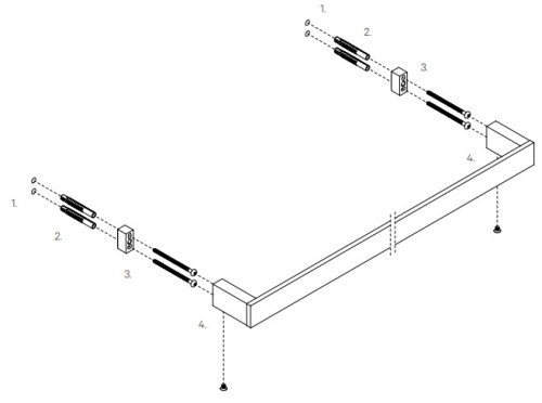 Полотенцедержатель 30 см Decor Walther Contract 0650660