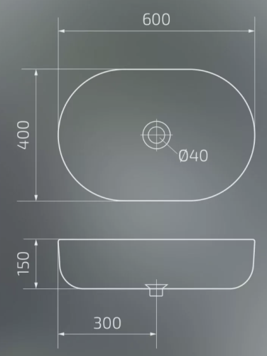 Умывальник Gid Bm9026a