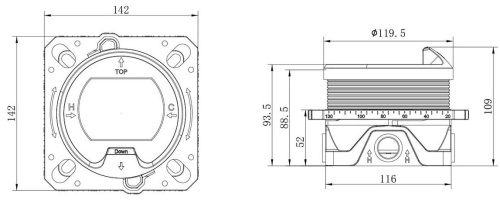 Смеситель для душа Vincea VSCV-322T-MMB