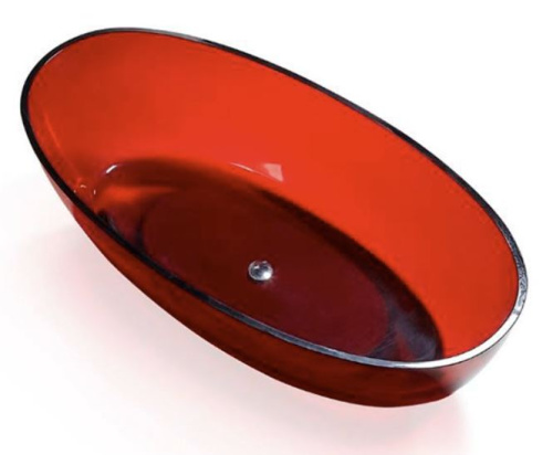Ванна Knief Oval Shape Wine Red 70001040