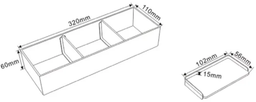Органайзер для базы под раковину Vincea VCORG-42 Органайзер для базы под раковину Vincea VCORG-42