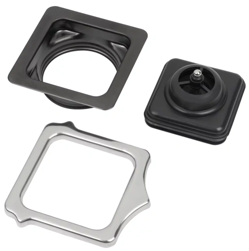 Сменная горловина (квадратная) для измельчителя пищевых отходов black