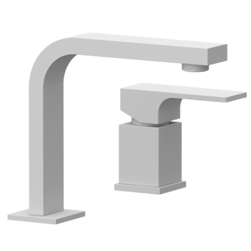 Смеситель для раковины Remer Absolute AU57BO, белый матовый