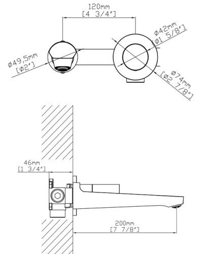 Смеситель для умывальника Gid Panther L066-GM-NS