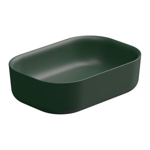 Раковина накладная 60x42 см GSG Ceramic Design Hit! HILAVRE60036, Smeraldo Matt