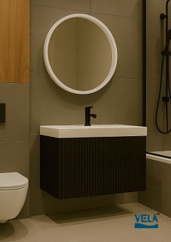 Тумба подвесная Vela Маргарита 60П под Classica (черный) TU1840