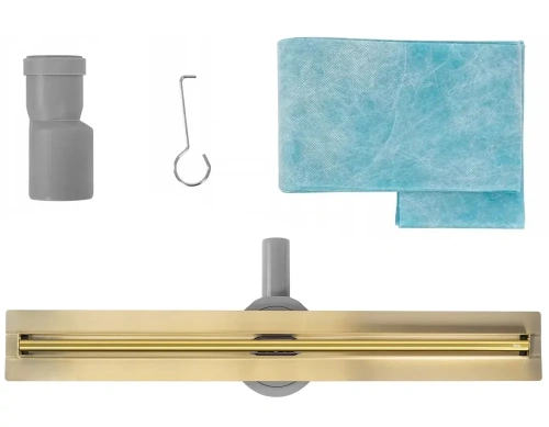 Душевой трап Rea Neox Slim pro 900 gold G5805