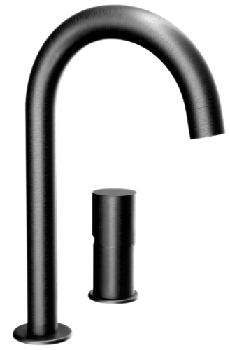 Смеситель для раковины Remer Edge EG557CFP, черный брашированный хром