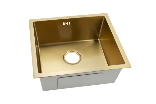 Мойка кухонная Arfeka Eco AR 450*450 gold PVD NANO