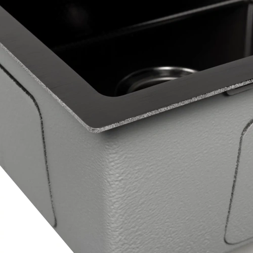 Мойка кухонная Arfeka Eco AR 700*500 black PVD NANO decor