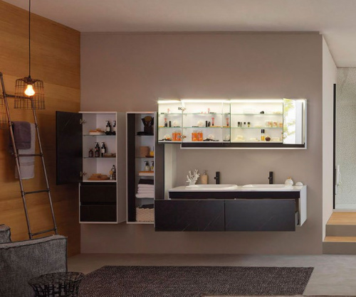 Зеркальный шкаф Kolpa-san Pandora TOP 150 White matt 514260 Зеркальный шкаф Kolpa-san Pandora TOP 150 White matt 514260