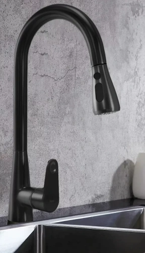 Смеситель для мойки Rea Mild black matt B4800