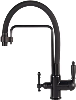 Смеситель для мойки Vivi Felice 1920 N Nero opaco