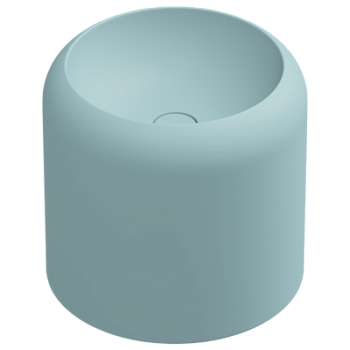 Раковина накладная 42 см GSG Ceramic Design Petra PELAVSECOLFS037, Ice Matt