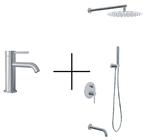 Набор душевой со смесителем Oliveeka OL-88939017+88139017-CR