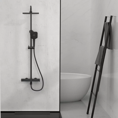 Душевая система Vincea Cube VSFS-1C1MB