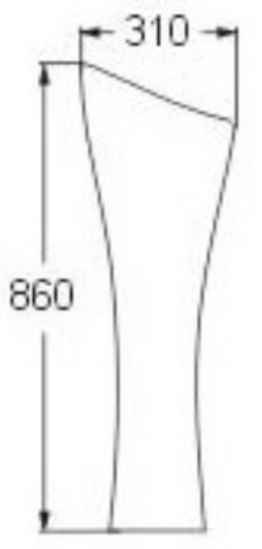 Умывальник CeramaLux M9012