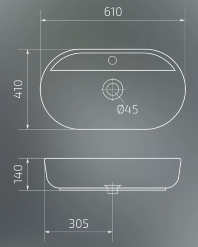 Умывальник Gid Sr1346