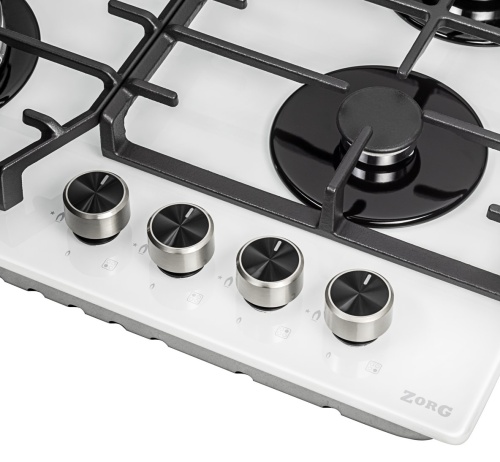 Газовая варочная панель ZORG HAG63 FDW white