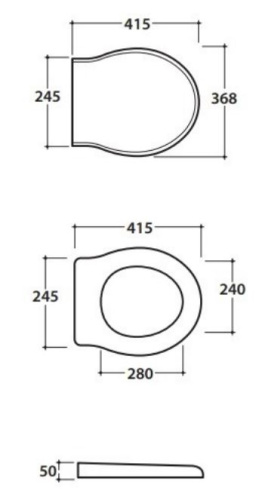 Сиденье с системой soft close Globo Paestum PA139