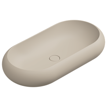 Раковина накладная 80x42 см GSG Ceramic Design Petra PELAV80034, Sabbia Matt