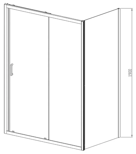 Душевой уголок Vincea Alpha VSR-3AL9014CLGM