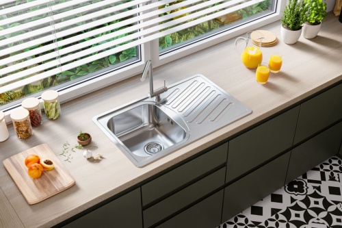 Мойка для кухни Alveus ELEGANT 30 SAT 90 FI 810x510 1126348