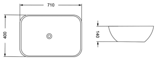 Умывальник Vincea VBS-215