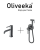 Гигиенический душ со смесителем Oliveeka OL-829902+88139017-BGM, мат.оружейный металл