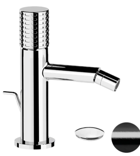 Смеситель для биде Remer Celebrity CEC20CFP, черный брашированный хром