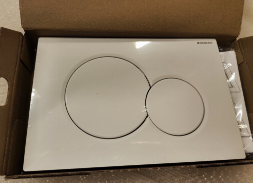 Кнопка смыва Geberit SIGMA 01 115.770.11.5 белый матовый