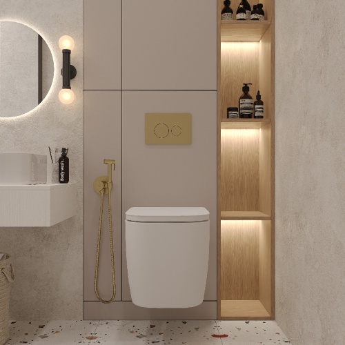 Комплект Oliveeka инсталляция OL-MQ-003 с унитазом OL-G1 и кнопкой OL-R22-BG