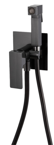 Гигиенический душ Remer Absolute AU65CFP, чёрный брашированный хром