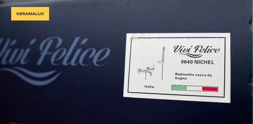 Смеситель для ванны Vivi Felice 0640 Nichel