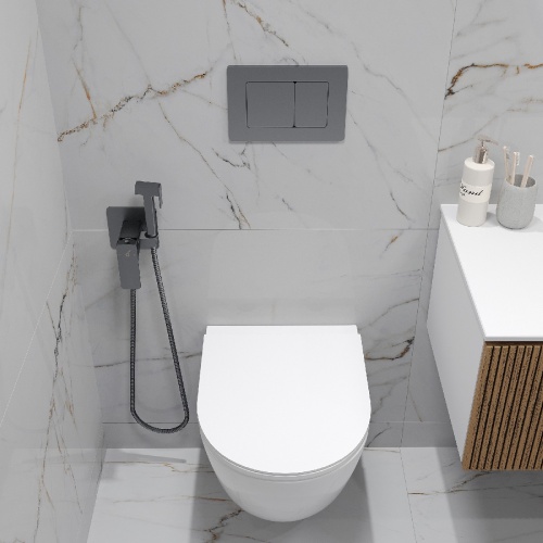 Комплект Oliveeka инсталляция OL-MQ-003 с унитазом OL-6016 и кнопкой OL-E12-BGM