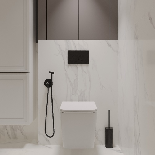 Комплект Oliveeka инсталляция OL-MQ-003 с унитазом OL-5014 и кнопкой OL-R22-MB