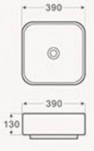 Умывальник CeramaLux 2106МВ