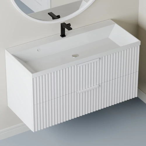 Тумба подвесная Vela Волна 80П под Classica (белый мат) белый хекси TU5872