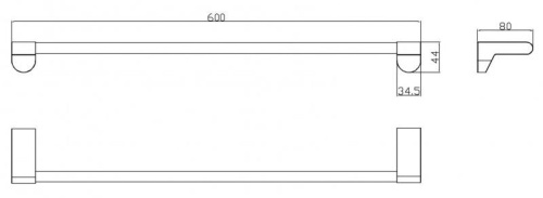 Полотенцедержатель CeramaLux Neo 51008