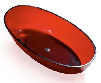 Ванна Knief Oval Shape Wine Red 70001040
