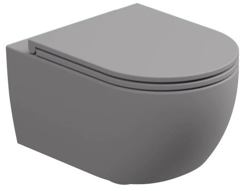 Унитаз подвесной GSG Ceramic Design Like LKWCSOBI000/038, Fumo Matt