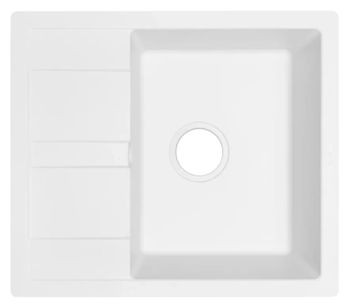 Мойка кухонная Zorg Apollo 58 белый камень