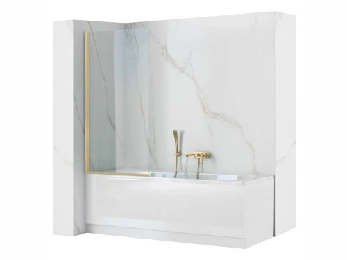 Шторка на ванную Rea Elegant gold matt 70 W6600 Шторка на ванную Rea Elegant gold matt 70 W6600