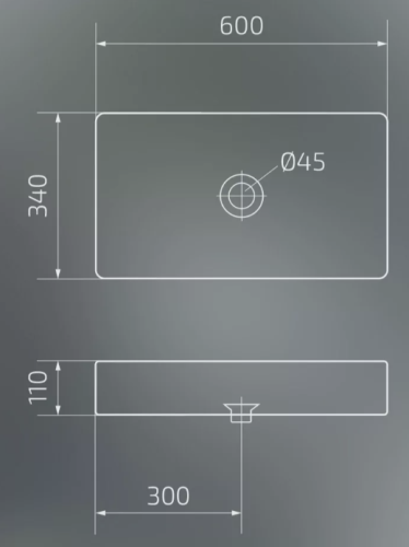Умывальник Gid N9396