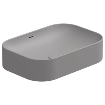 Раковина накладная 60x42 см GSG Ceramic Design Easy EALAVTP60038, Fumo Matt