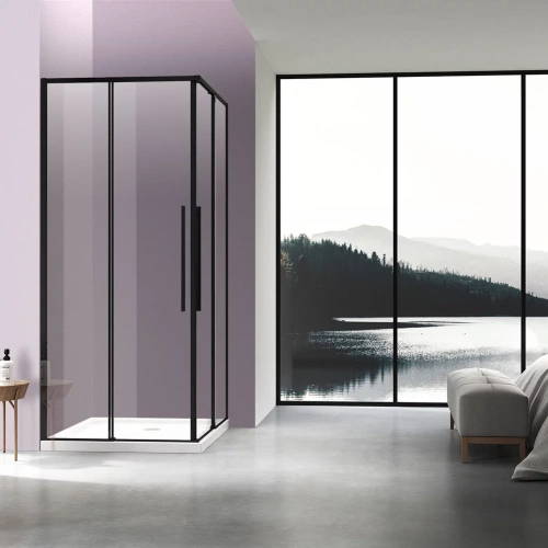 Душевой уголок Vincea Slim-N VSS-4SN8010CLB