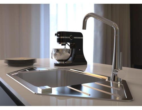 Мойка для кухни Alveus PRAKTIK 130 SAT 90 FI 985x500 1122594