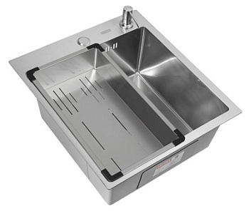 Комплект Arfeka Eco AR мойка 450*500, коландер G, дозатор satin decor millet